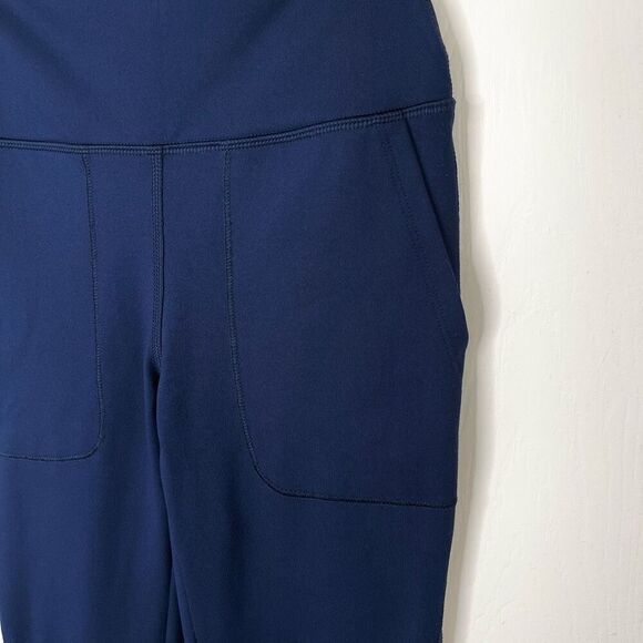 90 Degree by Reflex Adele Hi-Rise Split Hem Tight (Navy Blue) - XS - Picture 6 of 11